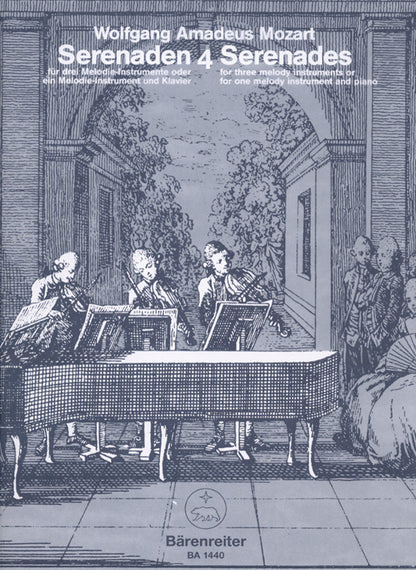 Serenades For Three Melody Instruments Or For One Melody Instrument And Piano, Volume 4 In C Major K. 439B/4,5