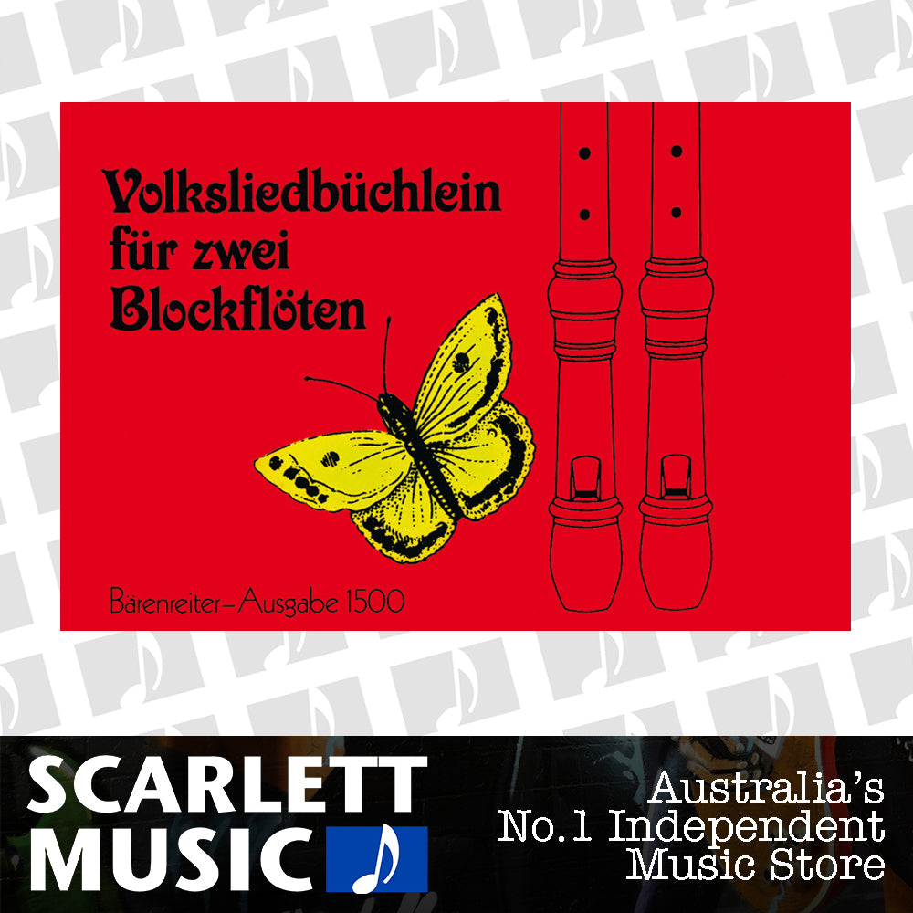 Volksliedbüchlein Für Zwei Blockflöten — view 2