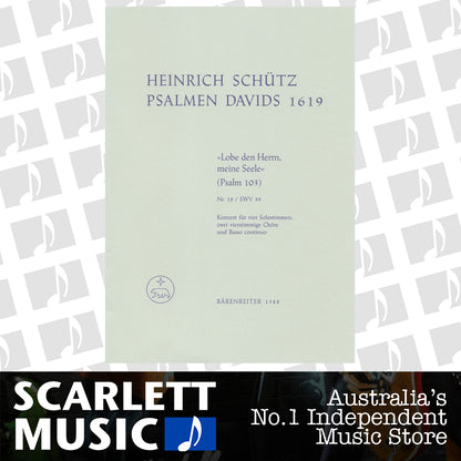 Konzert "Lobe Den Herrn, Meine Seele" Swv 39 — view 2