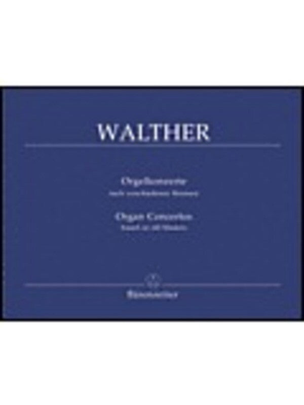 Organ Concertos After Various Masters Book