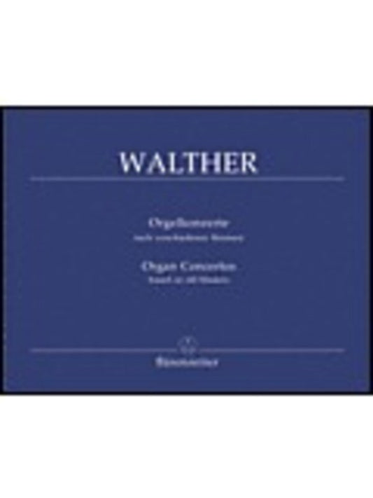 Organ Concertos After Various Masters Book