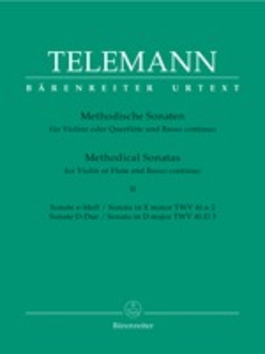 Methodical Sonatas 12 Book 2 Violin Or Flute Piano Book
