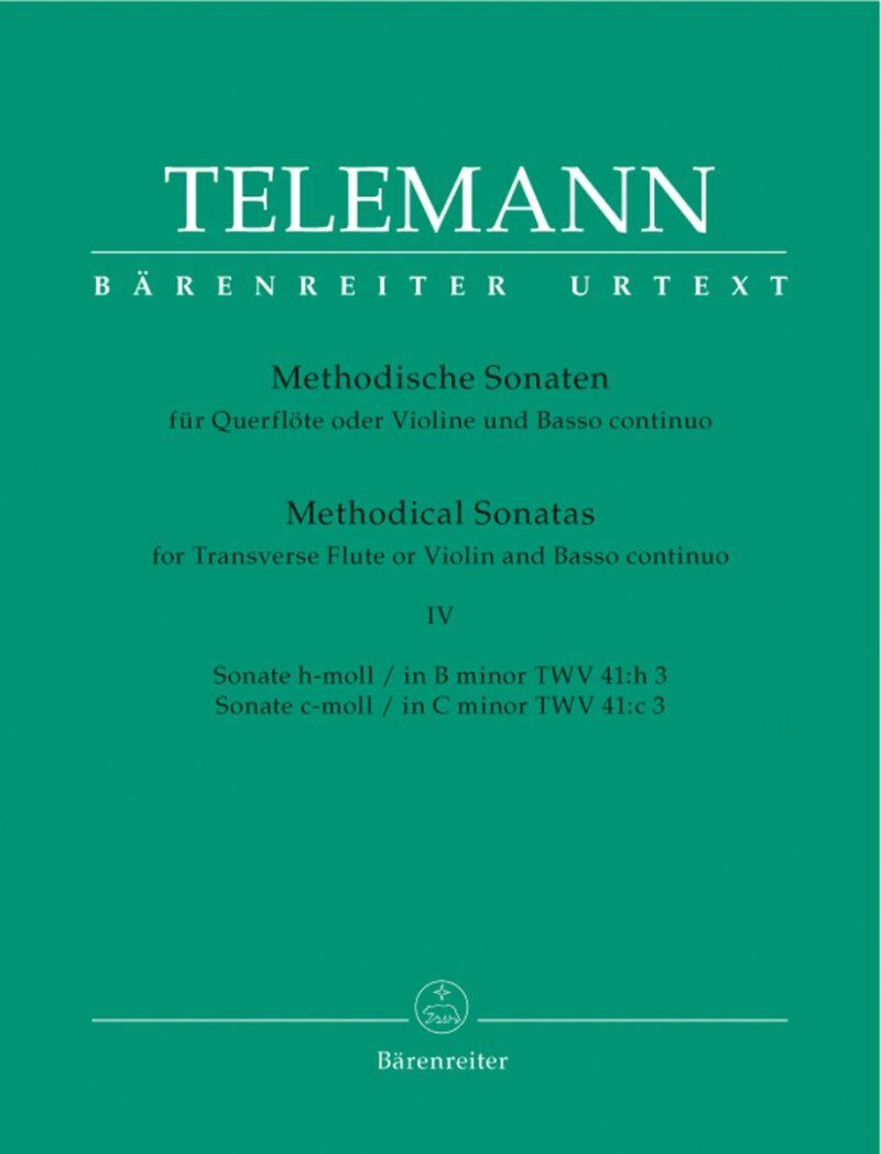 Telemann - Methodical Sonatas Book 4 for Violin or Flute/Piano — view 2