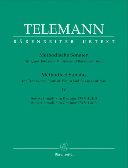 Telemann - Methodical Sonatas Book 4 for Violin or Flute/Piano — view 2