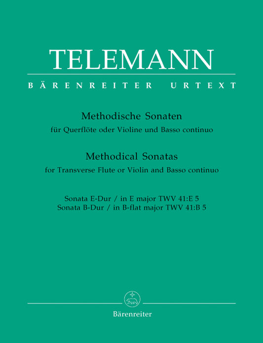 Methodical Sonatas For Violin (Flute) And Bc