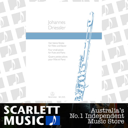 Four Small Pieces For Flute And Piano Op. 8/2 — view 2