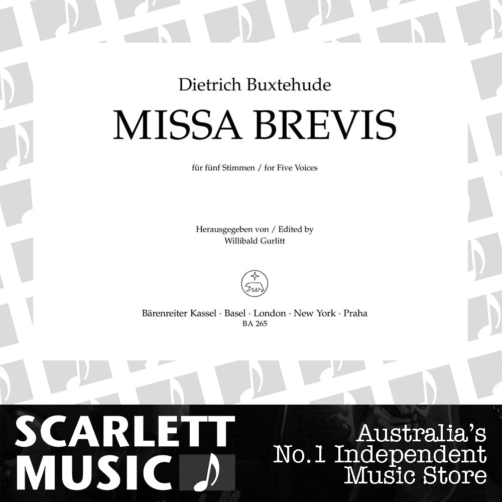 Missa Brevis For Five Voices — view 2