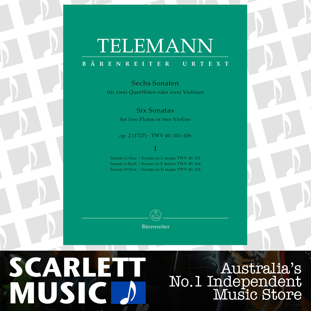 Six Sonatas for Two Flutes Op 2, Volume 2 — view 2