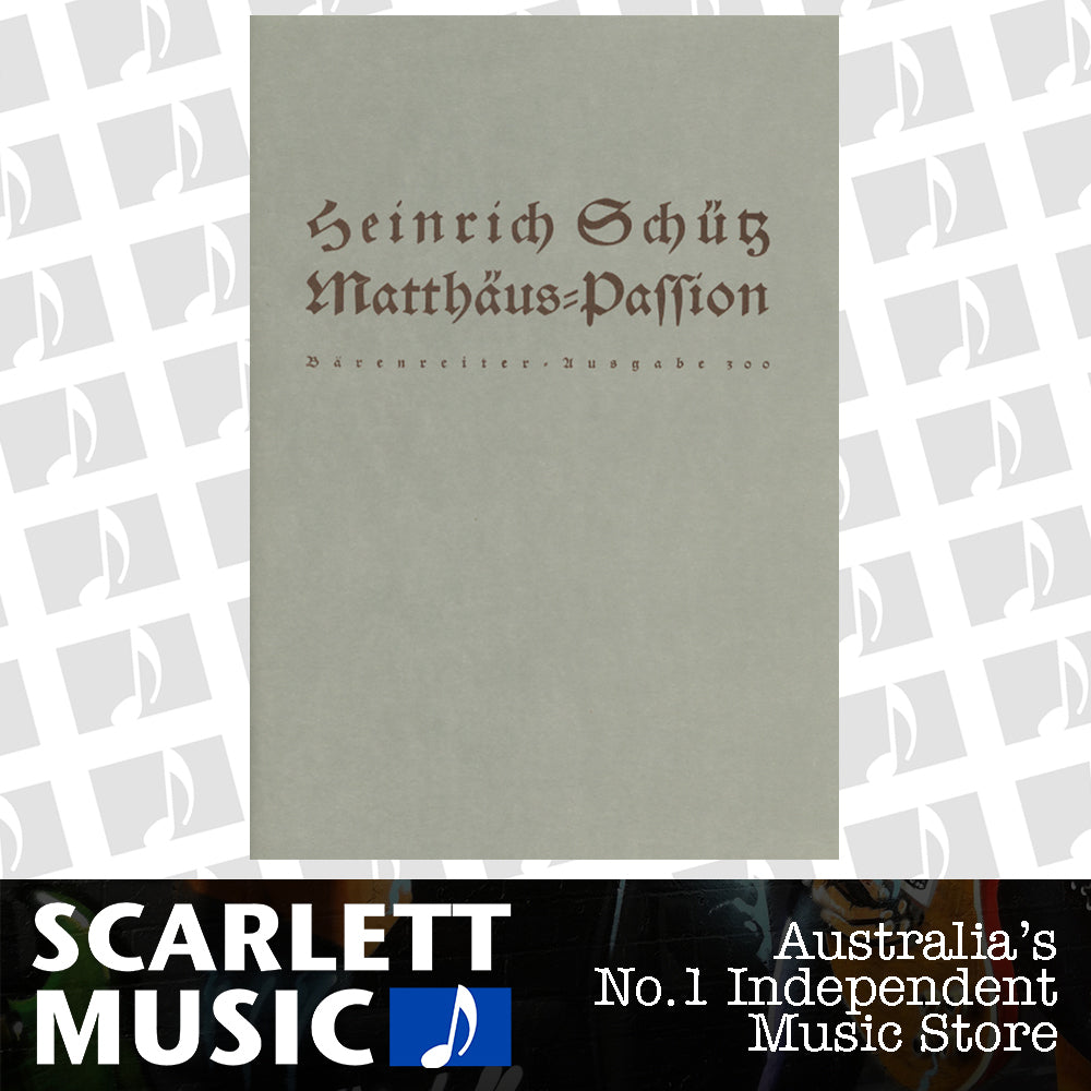 St Matthew Passion Choral Score — view 2