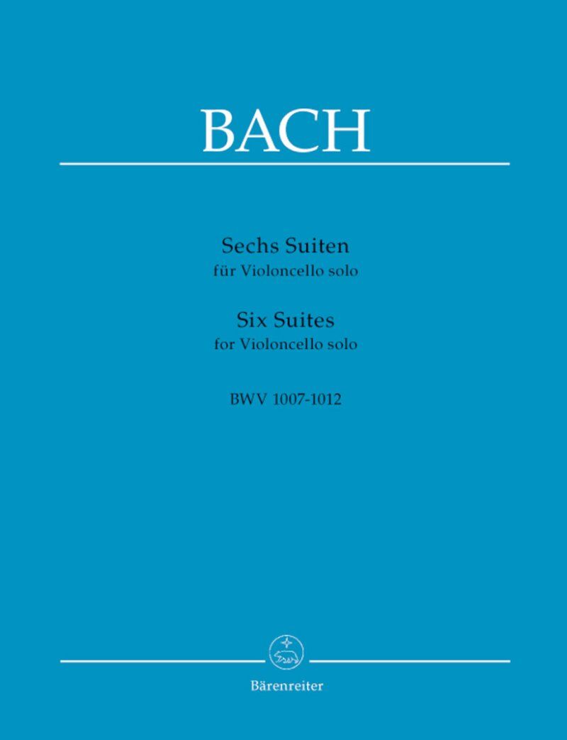 Bach - 6 Suites BWV 1007-1012 for Cello Solo, Edition by August Wenzinger, Barenreiter, 70 Pages