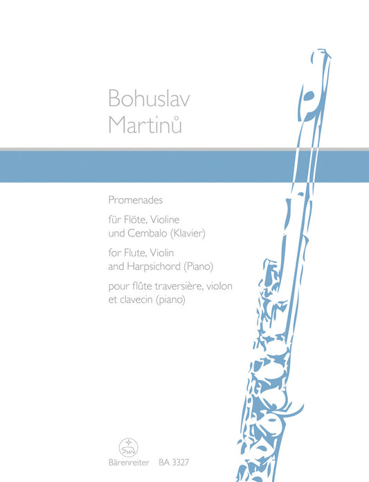 Promenades Für Flöte, Violine Und Cembalo (Klavier)