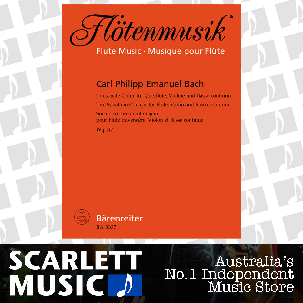 Triosonate Für Flöte, Violine Und Basso Continuo C-Dur Wq 147 — view 2