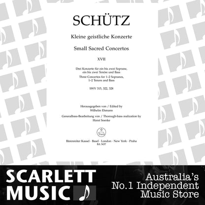 Kleine Geistliche Konzerte, Heft 17 — view 2