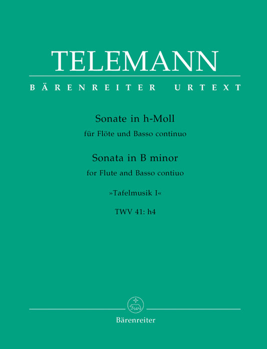Solo B Tafelmusik for Flute and Bass Clarinet Sheet Music