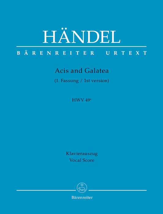 Acis and Galatea HWV49 Vocal Sheet Music