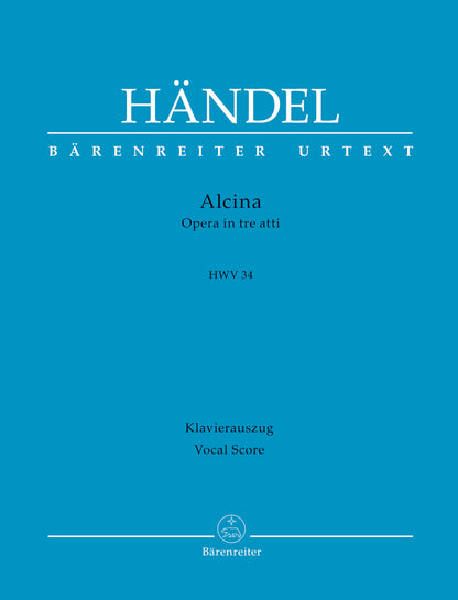 Alcina HWV 34 Vocal Sheet Music