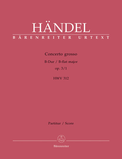 Concerto Grosso In B-Flat Major Hwv 312