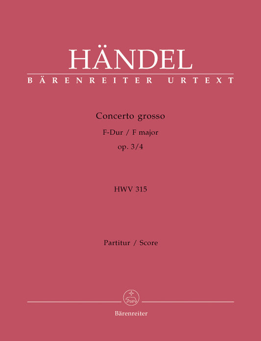 Concerto Grosso In F Major Hwv 315