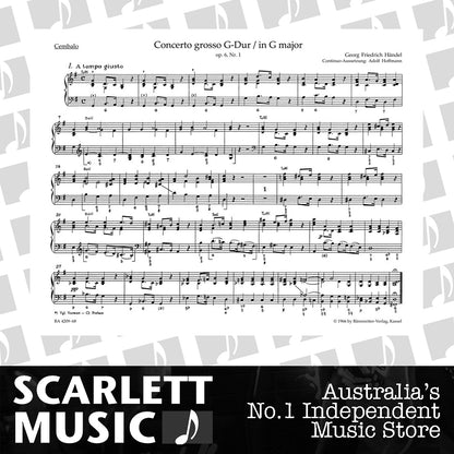 Concerto Grosso G-Dur Op. 6/1 Hwv 319 — view 2
