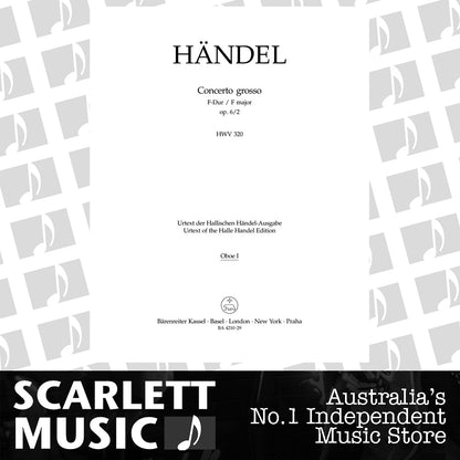 Concerto Grosso F-Dur Op. 6/2 Hwv 320 — view 2