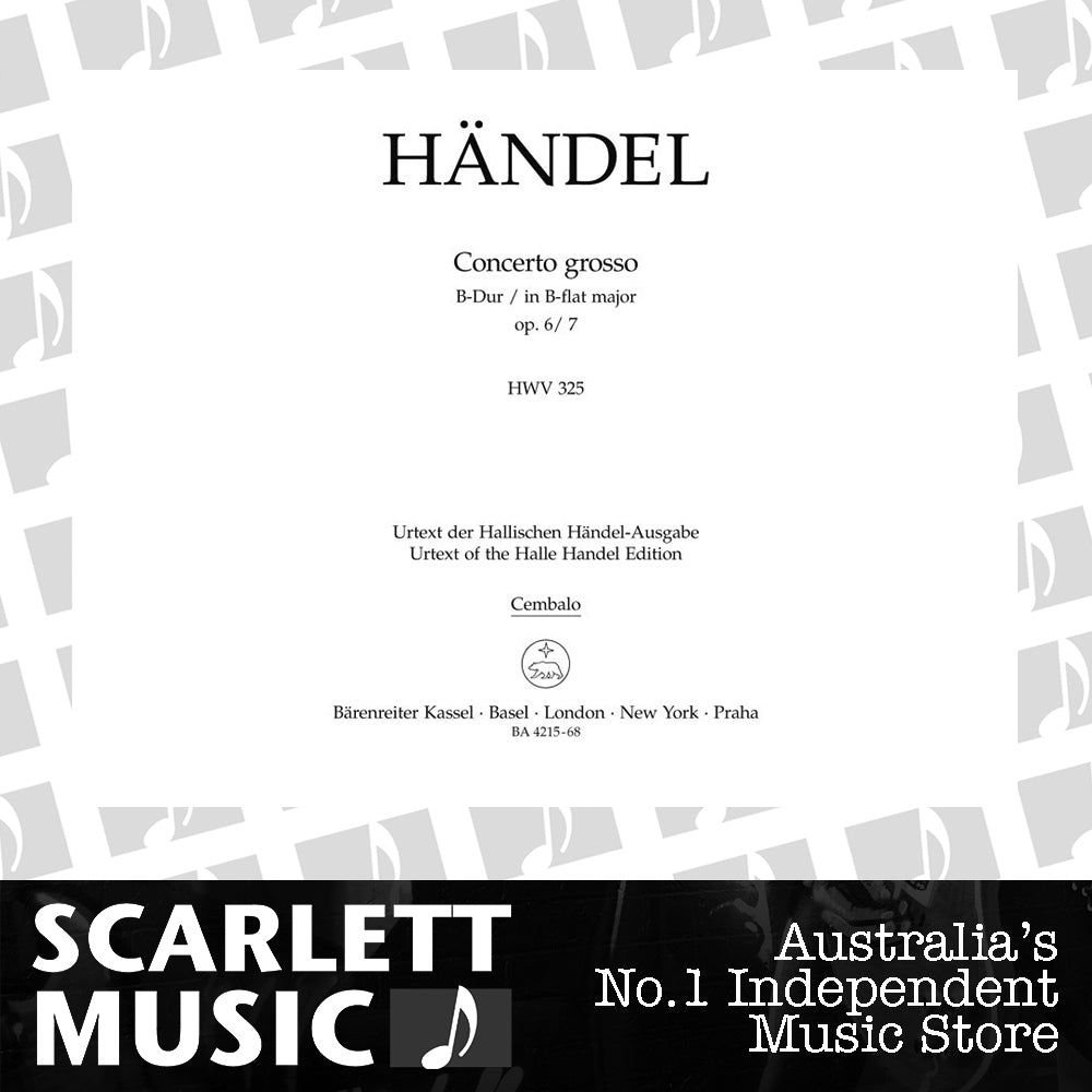Concerto Grosso B-Dur Op. 6/7 Hwv 325 — view 2