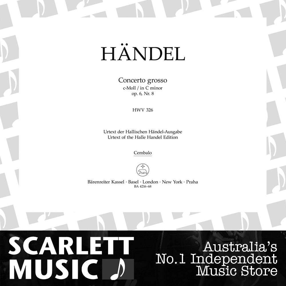 Concerto Grosso C-Moll Op. 6/8 Hwv 326 — view 2