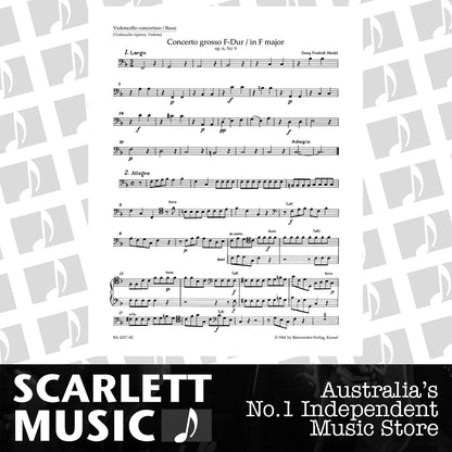 Concerto Grosso In F Major Op. 6/9 Hwv 327 — view 2