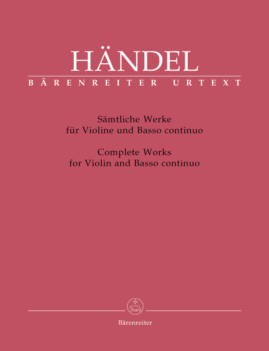 Complete Works For Violin And Basso Continuo