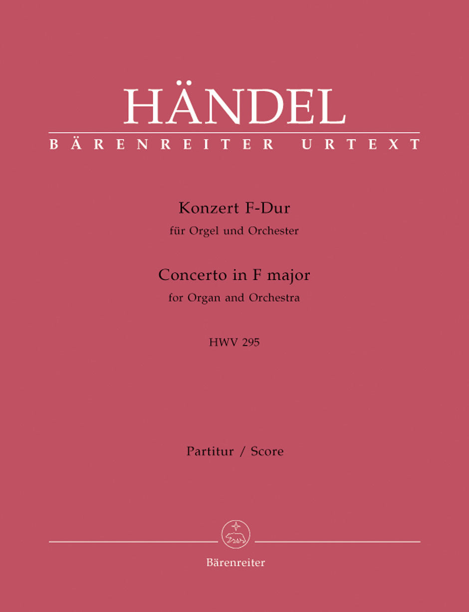 Concerto For Organ And Orchestra No. 13 In F Major Hwv 295 "The Cuckoo And The Nightingale"
