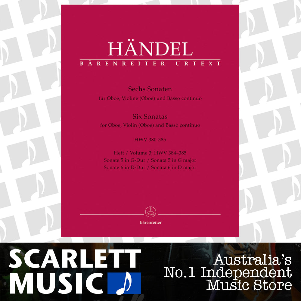 Sechs Sonaten Für Oboe, Violine (Oboe) Und Basso Continuo — view 2