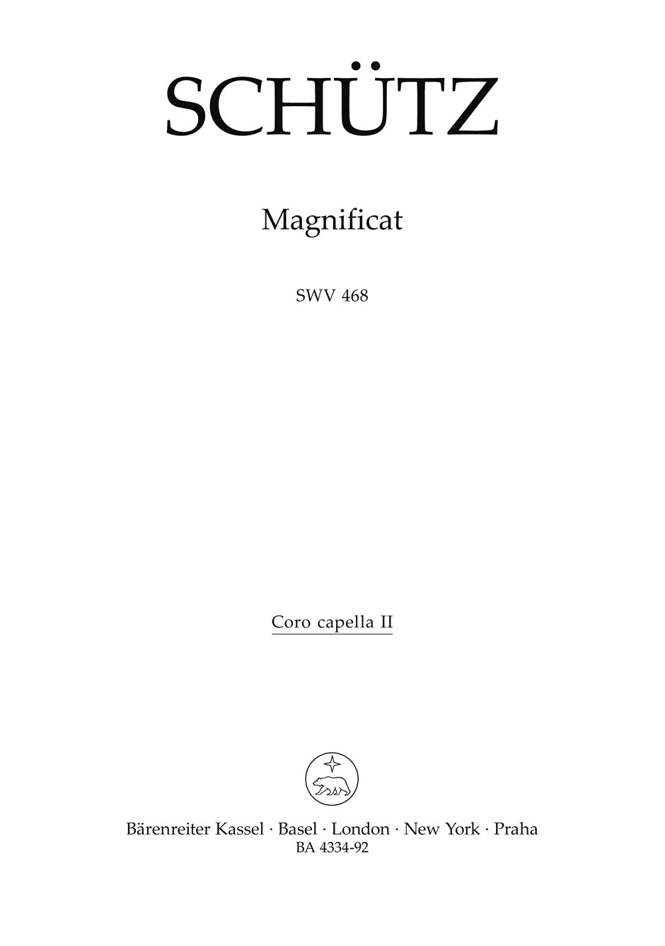 Magnificat Swv 468