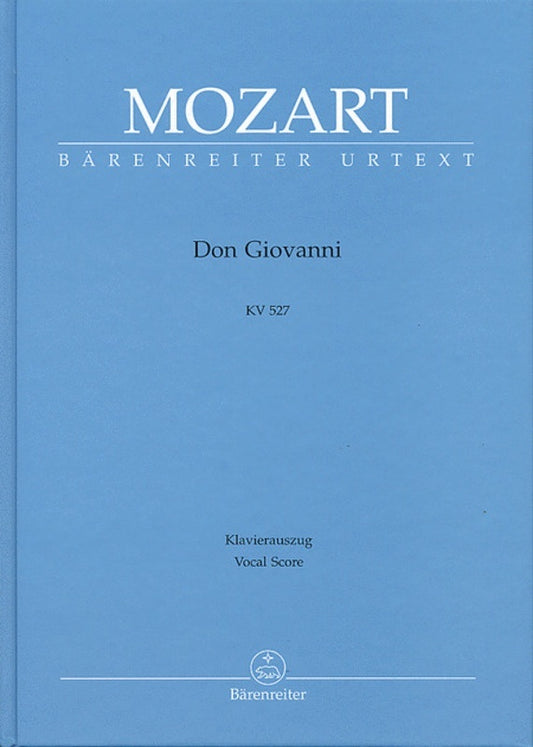 Don Giovanni K 527 Vocal Score Urtext