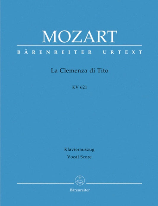 La Clemenza Di Tito K 621 Vocal Score