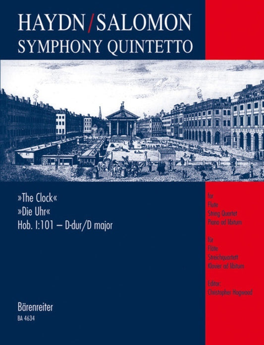 Symphony Hob 1 No 101 Flute Str 4Et (Piano Ad Lib) Book