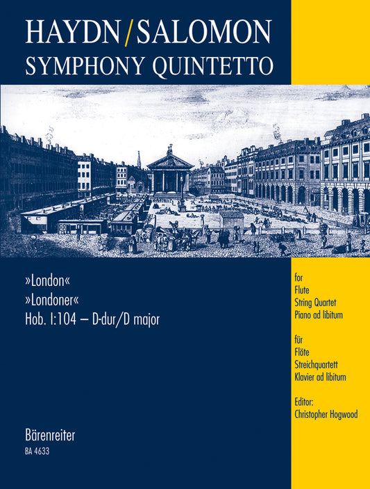 Symphony Quintetto For Flute, String Quartet And Piano Ad Libitum