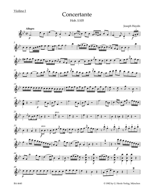 Concertante Hob. I:105