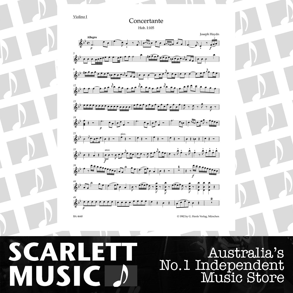 Concertante Hob. I:105 — view 2
