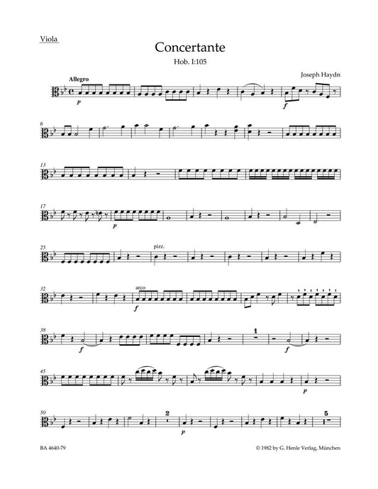 Concertante Hob. I:105