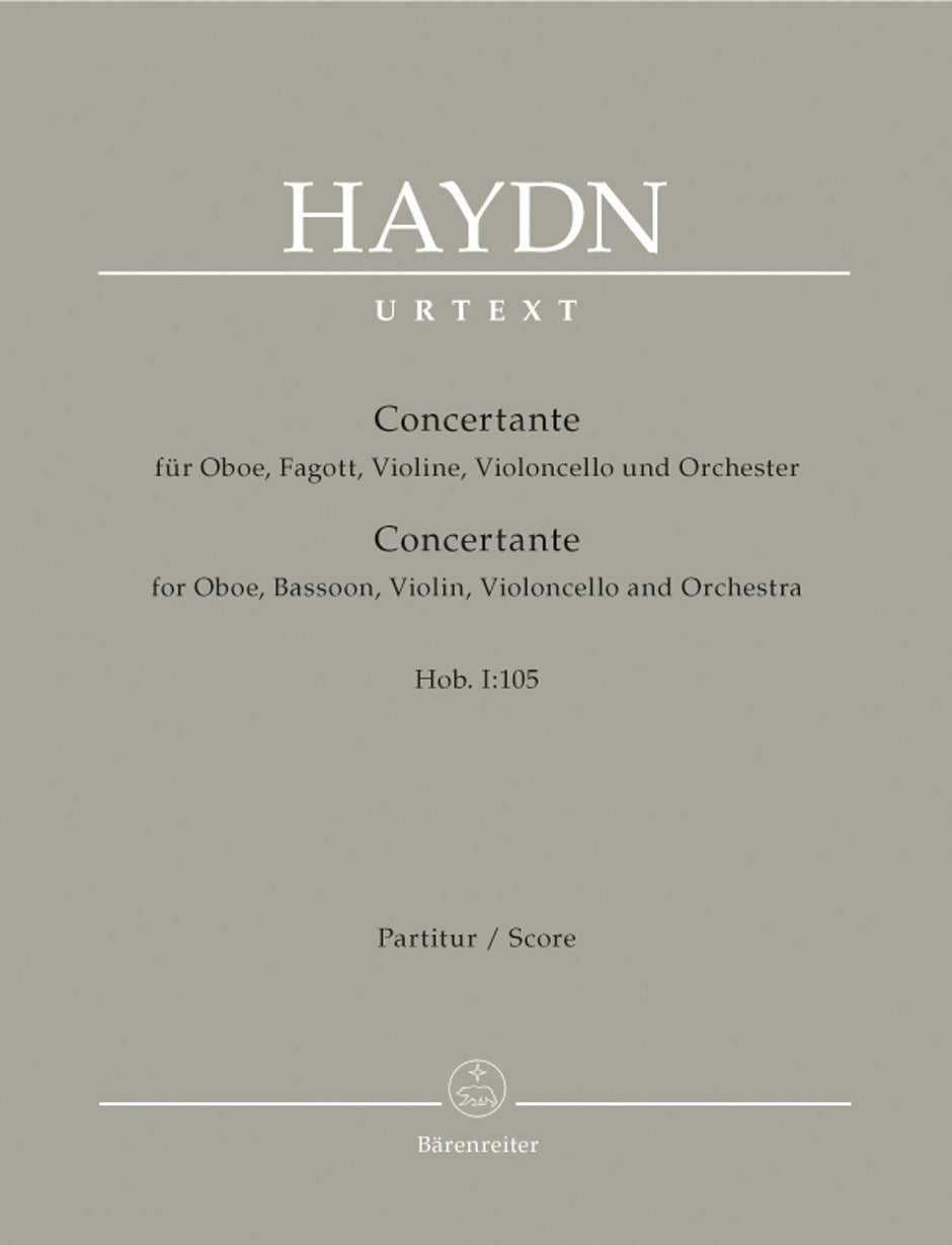 Concertante Für Oboe, Fagott, Violone, Violoncello Und Orchester Hob. I:105