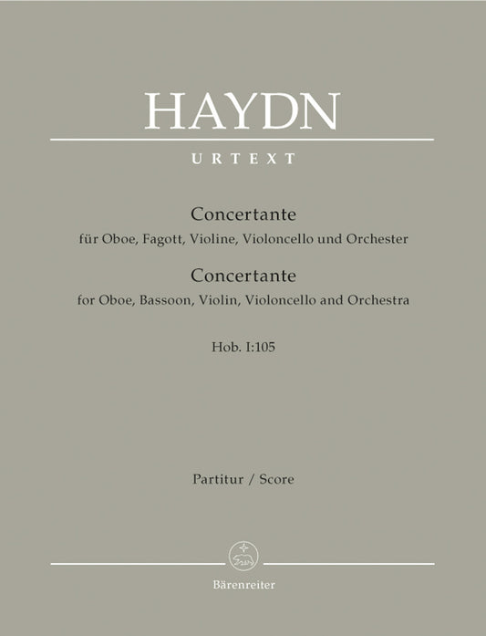Concertante Für Oboe, Fagott, Violone, Violoncello Und Orchester Hob. I:105