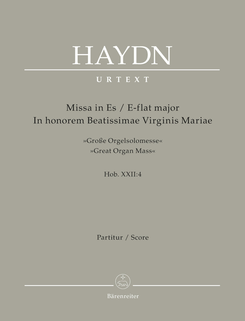 Missa In Honorem Beatissimae Virginis Mariae In E-Flat Major Hob. Xxii:4 "Great Organ Mass"