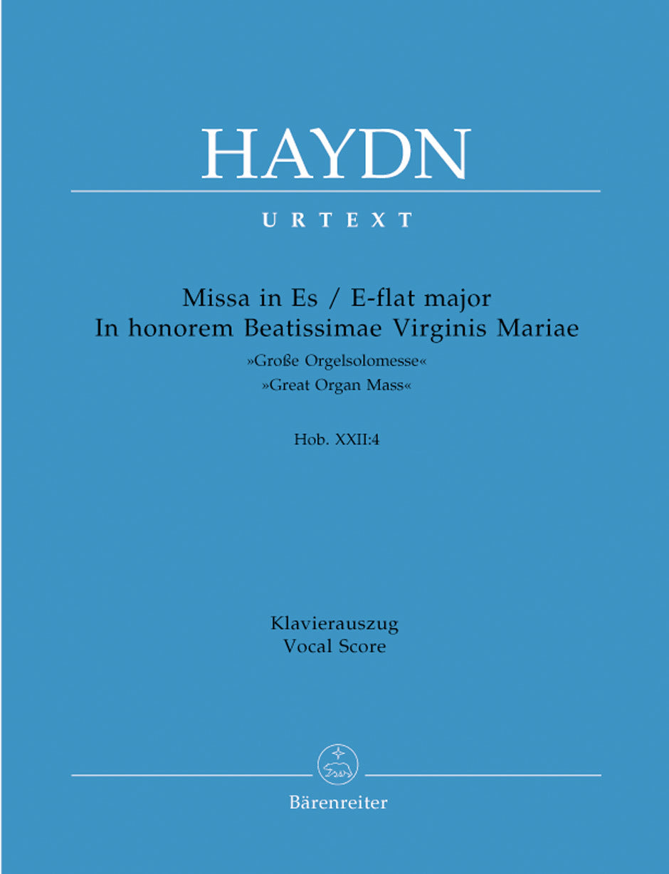 Missa In Honorem Beatissimae Virginis Mariae In E-Flat Major Hob. Xxii:4 "Great Organ Mass"
