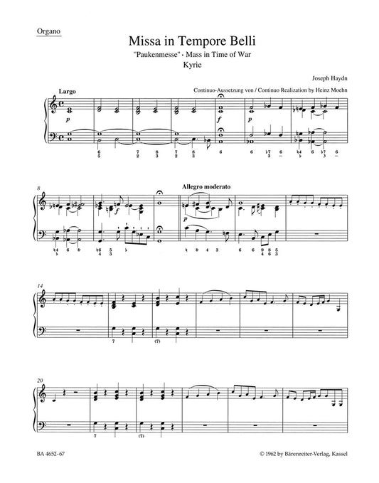 Missa In Tempore Belli Hob.Xxii:9 "Mass In Time Of War"
