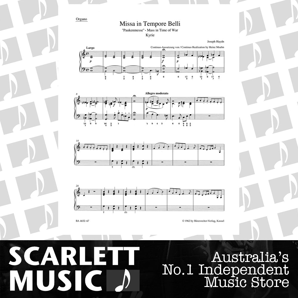 Missa In Tempore Belli Hob.Xxii:9 "Mass In Time Of War" — view 2