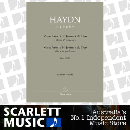 Missa Brevis Sancti Joannis De Deo Hob.Xxii:7 "Little Organ Mass" — view 2