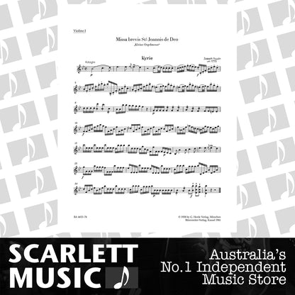 Missa Brevis Sancti Joannis De Deo Hob.Xxii:7 "Little Organ Mass" — view 2