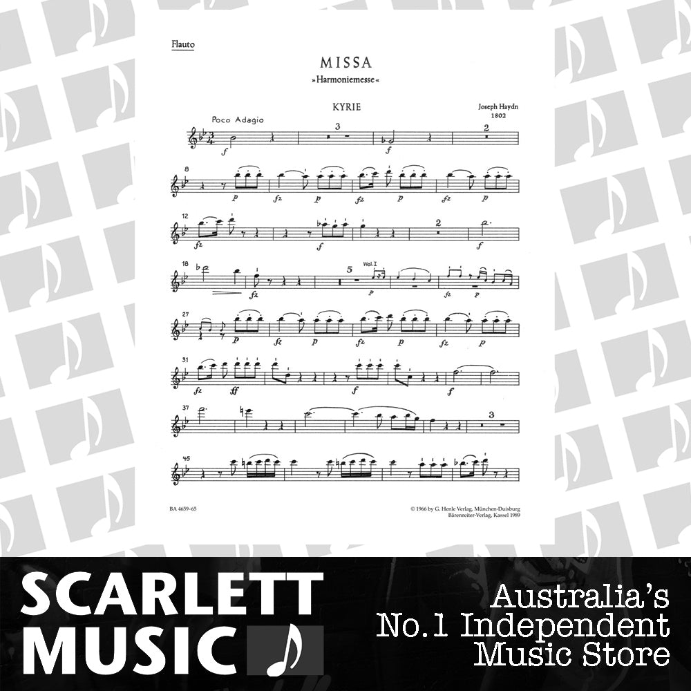 Missa In B-Flat Major Hob.Xxii:14 "Harmony Mass" — view 2
