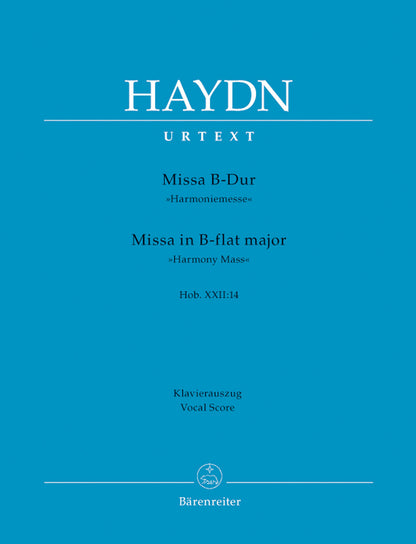Missa In B-Flat Major Hob.Xxii:14 "Harmony Mass"