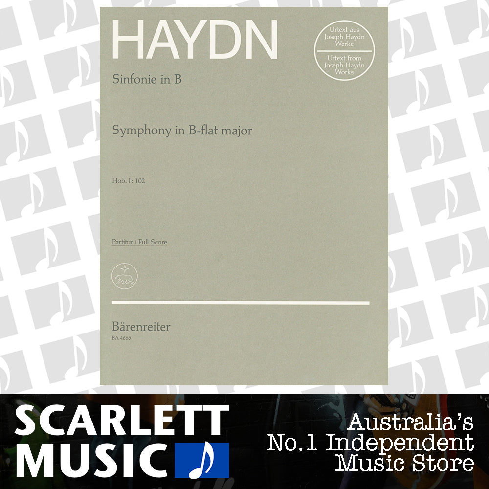 Symphony No 102 in B Flat Full Orchestra Sheet Music — view 2