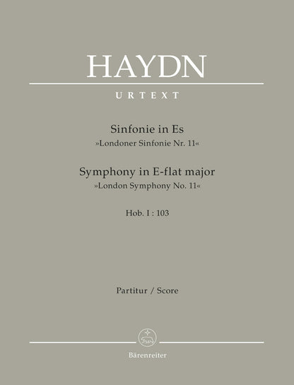 Symphony No 103 in E Flat Wind Set - Full Orchestra Sheet Music